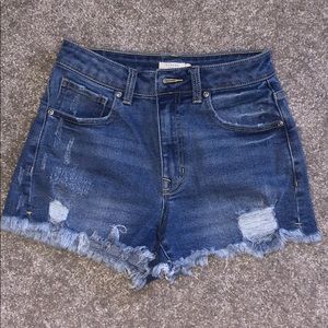 High waist Jean shorts